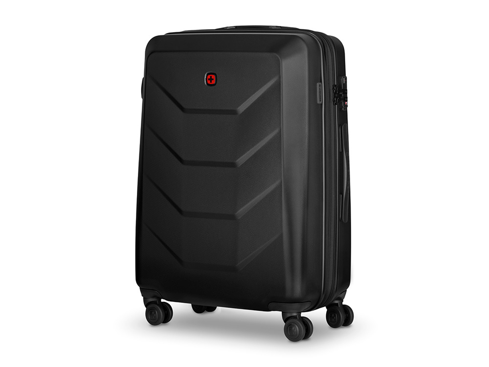 612537&nbsp;23570&nbsp;Чемодан WENGER Prymo, чёрный, средний, 45х65х26 см, 59 л, ABS+PC&nbsp;277570