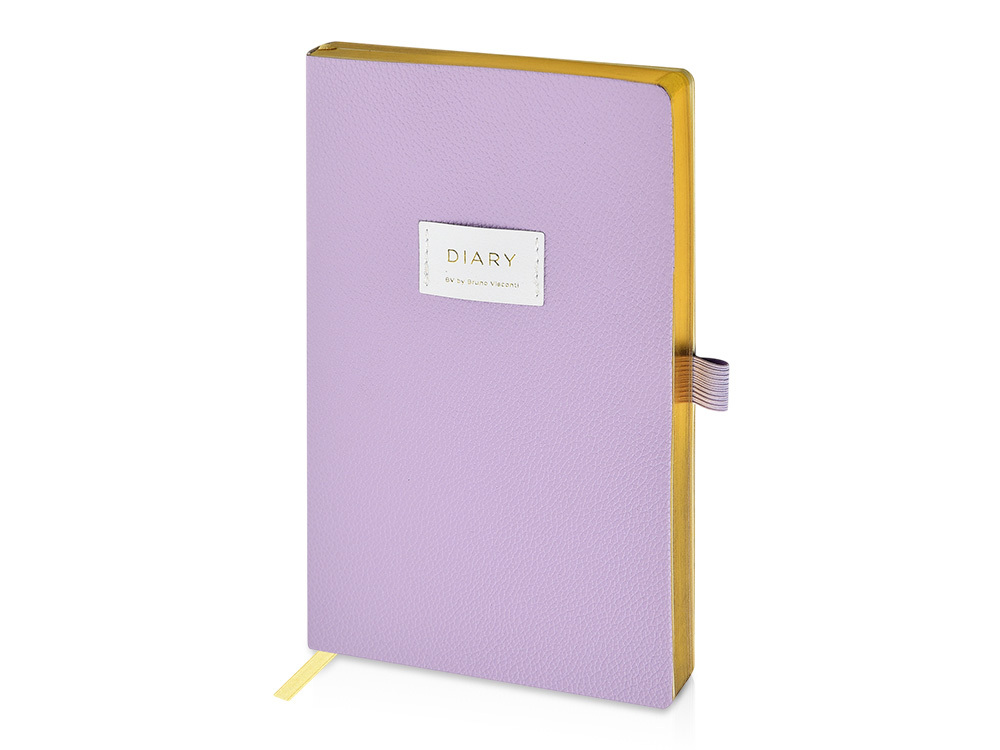 3-823.04&nbsp;492.2&nbsp;Ежедневник недатированный А5 "Zefir" с нашивкой, сиреневый&nbsp;281727