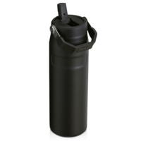 10088590&nbsp;10335&nbsp;Бутылка для воды объемом 700 мл с откидной трубочкой Stanley IceFlow™ 2.0 - сплошной черный&nbsp;273941