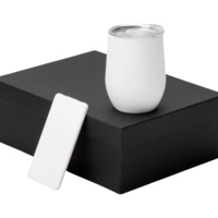 210103.01&nbsp;3733.15&nbsp;Подарочный набор с термокружкой и повербанком С1, 5000 mAh, белый&nbsp;268479