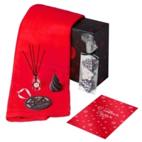 210115.01&nbsp;2169.92&nbsp;Подарочный набор с пледом, свечой и диффузором, красный&nbsp;277677