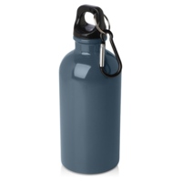 10086055&nbsp;742&nbsp;Одностенная бутылка для воды с карабином Oregon, изготовленная из нержавеющей стали, сертифицированной по стандарту RCS, объемом 400 мл - Hale Blue&nbsp;273909