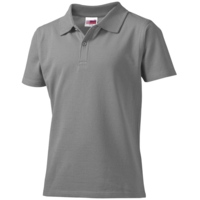 3110190.10&nbsp;610&nbsp;Рубашка поло "First" детская, серый&nbsp;129703