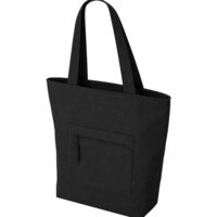 842417&nbsp;726.67&nbsp;Сумка на молнии Zipper  Neo из хлопка 280 г c карманом на молнии спереди, черный&nbsp;278581