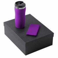 210041.09&nbsp;3320.35&nbsp;Подарочный набор c вакуумной термокружкой и повербанком С1, фиолетовый&nbsp;274896