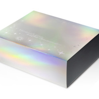 700646&nbsp;549&nbsp;Подарочная коробка с голографическим шубером «Aurora», XL, вн. размер 300х235х105 мм.&nbsp;277652