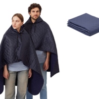 1425140&nbsp;1616.34&nbsp;Пончо Cappy с капюшоном на липучке в мешке, темно-синий&nbsp;270655