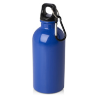 10086053&nbsp;742&nbsp;Одностенная бутылка для воды с карабином Oregon, изготовленная из нержавеющей стали, сертифицированной по стандарту RCS, объемом 400 мл - Ярко-синий&nbsp;273908