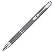 10782282&nbsp;130&nbsp;Шариковая ручка Moneta из переработанного алюминия (черные чернила) - Серый&nbsp;282291