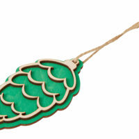 625375&nbsp;79&nbsp;Подвеска шишка с цветной подложкой, зеленая подложка&nbsp;275935