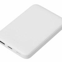 872926&nbsp;1048.62&nbsp;Внешний аккумулятор «Simp», 5000 мАч, белый&nbsp;276050