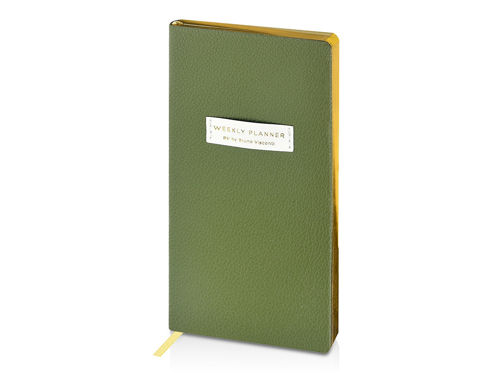 3-822.03&nbsp;285.63&nbsp;Еженедельник недатированный А6 "Verde" с нашивкой, зеленый&nbsp;281721
