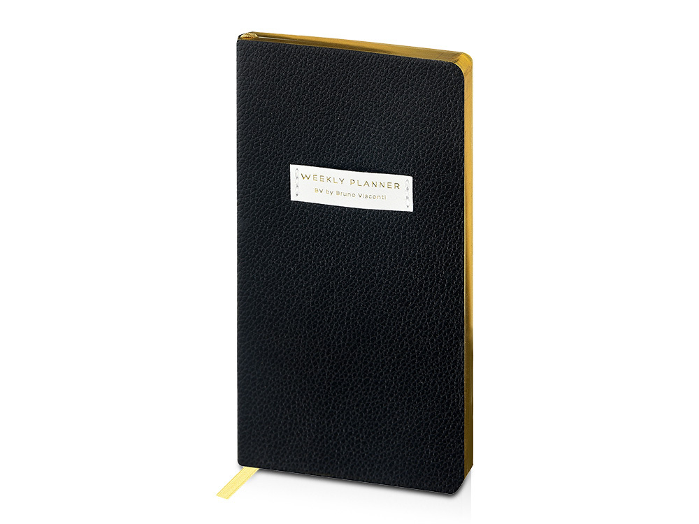 3-822.01&nbsp;285.63&nbsp;Еженедельник недатированный А6 "Black" с нашивкой, черный&nbsp;281719