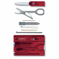601197&nbsp;8700&nbsp;Швейцарская карточка VICTORINOX SwissCard Classic, 10 функций, полупрозрачная красная&nbsp;196740