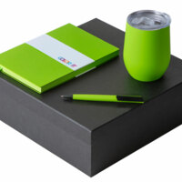 209820&nbsp;3060.04&nbsp;Подарочный набор c блокнотом C1, ручкой и термокружкой, зеленое яблоко&nbsp;274891