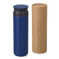 823802W&nbsp;1447&nbsp;Вакуумный термос "Powder" 500 мл, тубус, темно-синий&nbsp;274434