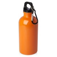 10086031&nbsp;742&nbsp;Одностенная бутылка для воды с карабином Oregon, изготовленная из нержавеющей стали, сертифицированной по стандарту RCS, объемом 400 мл - Оранжевый&nbsp;273904