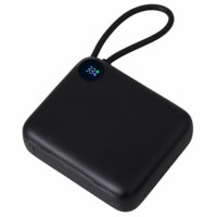 872917&nbsp;2476.86&nbsp;Внешний аккумулятор со встроенным кабелем «Liri», QC/PD, 10000 мАч, черный&nbsp;276048