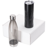 700541.07&nbsp;2104.05&nbsp;Подарочный набор с термокружкой и бутылкой «Water cross», черный&nbsp;254616