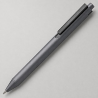 702767&nbsp;28&nbsp;Пластиковая шариковая ручка "Эрика" из RABS, серый/черный&nbsp;286467