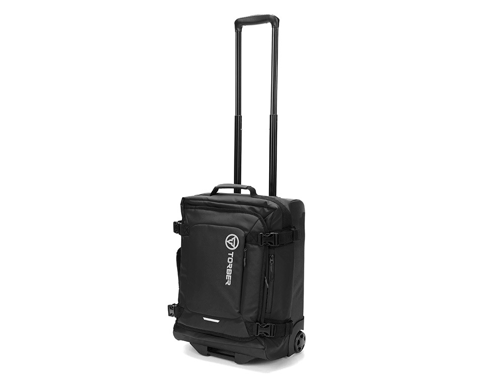 73607&nbsp;9630&nbsp;Сумка на колесах TORBER Mobi, черный, полиэстер 900D с PU покрытием, 47 х 34 х 21,5 см, 32 л&nbsp;272565