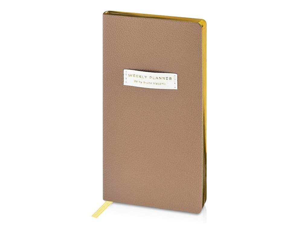 3-822.05&nbsp;285.63&nbsp;Еженедельник недатированный А6 "Total beige" с нашивкой, бежевый&nbsp;281723