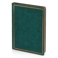 3-825.03&nbsp;1513.78&nbsp;Ежедневник недатированный А4 "Royal", зеленый с бронзовым срезом&nbsp;281716