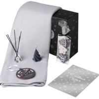 210115.17&nbsp;2169.92&nbsp;Подарочный набор с пледом, свечой и диффузором, серый&nbsp;277678