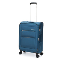 73643&nbsp;9220&nbsp;Чемодан TORBER ВИВИ, синий, полиэстер, 44 х 25 х 67 см, 63 л&nbsp;281783