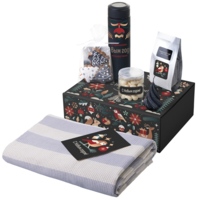 210093.07&nbsp;4635.34&nbsp;Подарочный набор c пледом, термосом, свечой и миндалем, черный&nbsp;277598