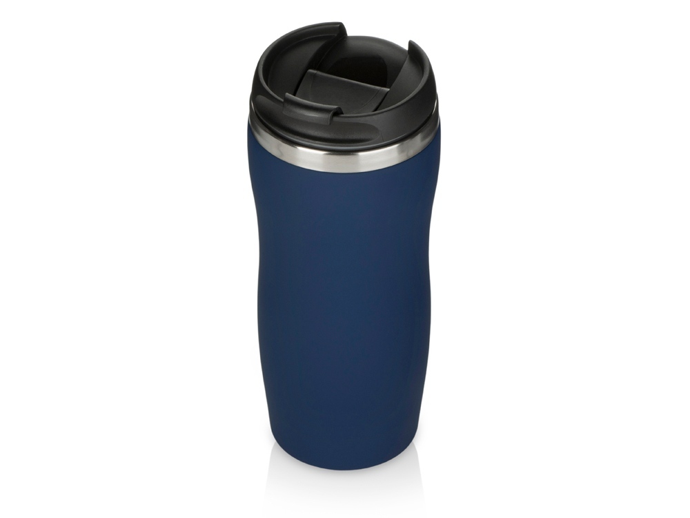 827052clrp&nbsp;562.5&nbsp;Термокружка "Double wall mug C1", soft touch, 350 мл, темно-синий (Р)&nbsp;268095