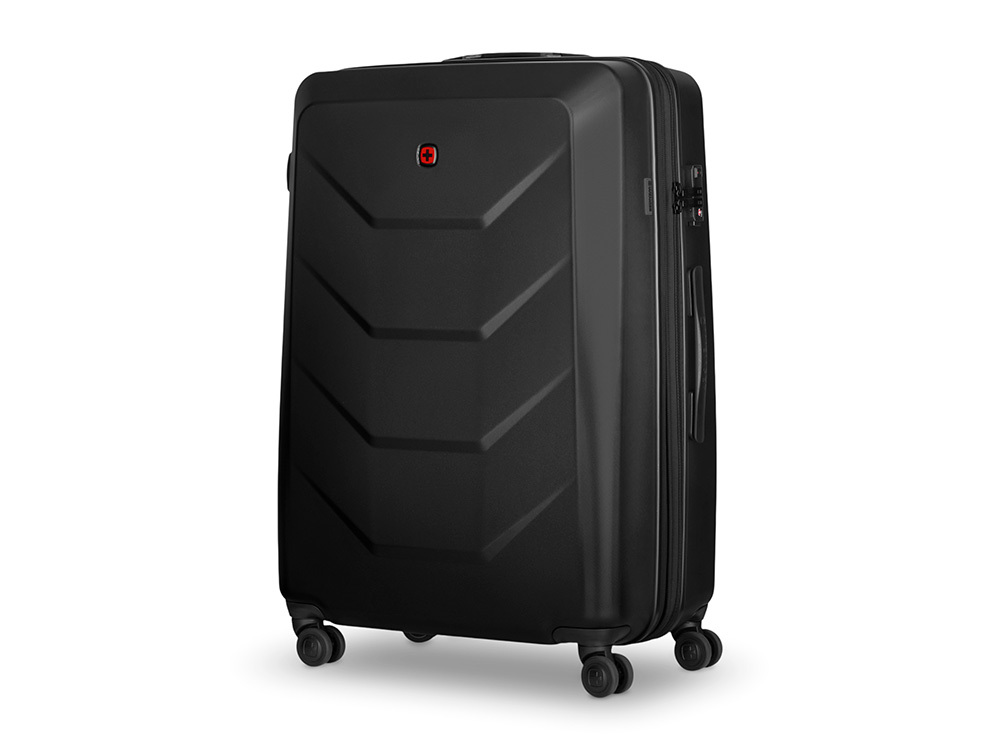612538&nbsp;27100&nbsp;Чемодан WENGER Prymo, чёрный, большой, 52х76х30 см, 93 л, ABS+PC&nbsp;277571