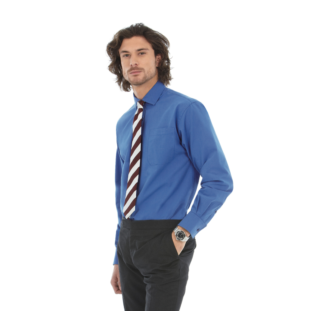 3791-455M&nbsp;999.000&nbsp;Рубашка мужская с длинным рукавом Heritage LSL/men синий M&nbsp;144079