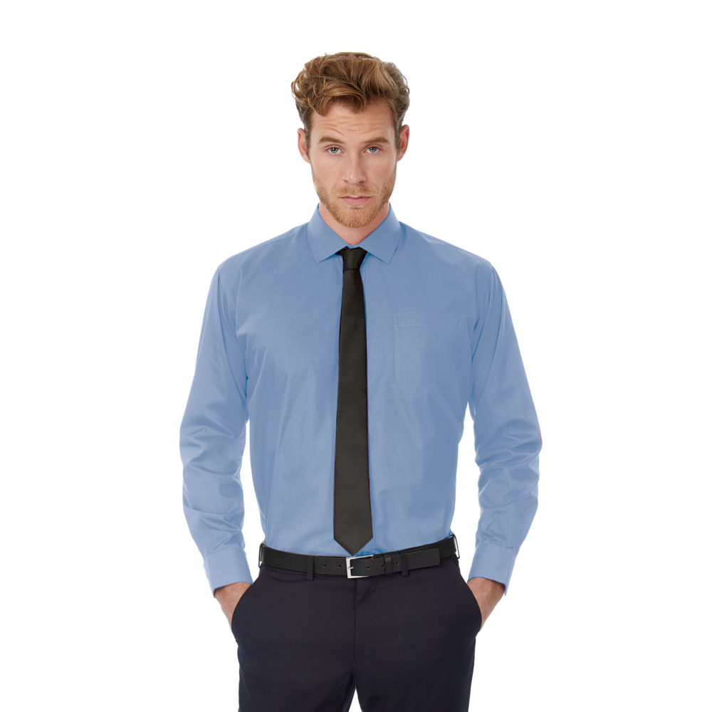 3772-416L&nbsp;929.000&nbsp;Рубашка мужская с длинным рукавом Smart LSL/men корпоративный голубой L&nbsp;143950