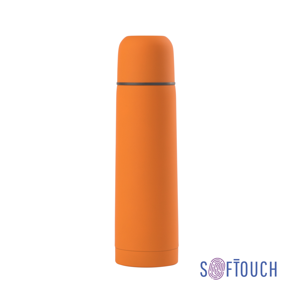 6330-10&nbsp;935.000&nbsp;Термос "Крит", покрытие soft touch, 0,5 л. оранжевый&nbsp;144685