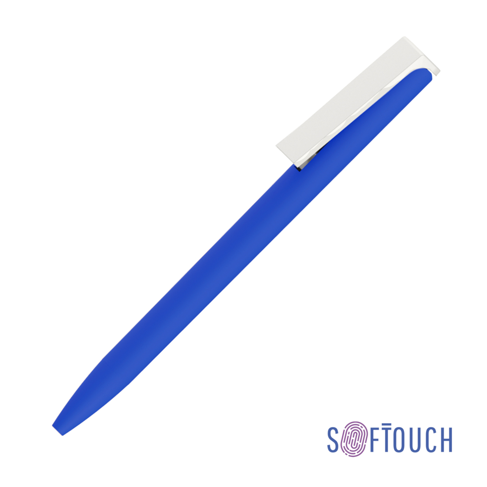 7428-2/1&nbsp;43.000&nbsp;Ручка шариковая "Clive", покрытие soft touch синий с белым&nbsp;145617