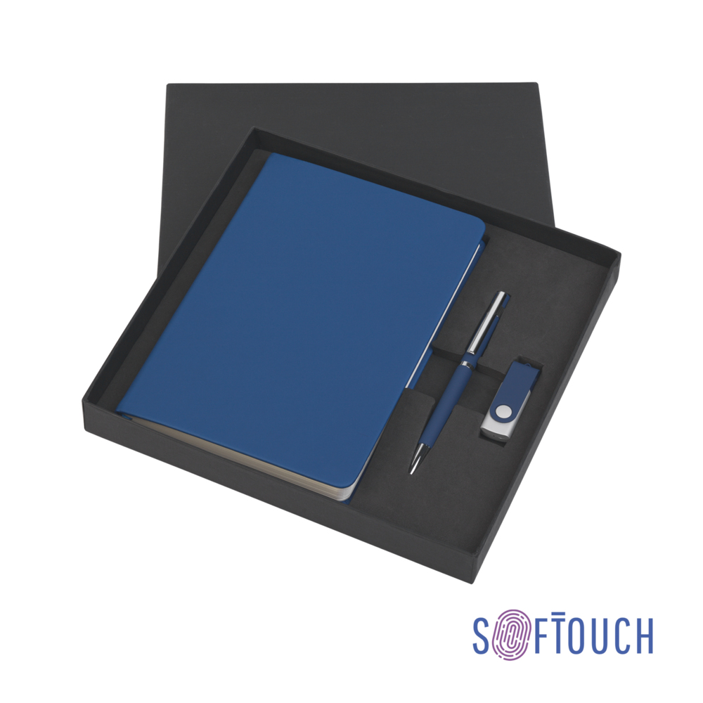 6617-21/8GB&nbsp;2880.000&nbsp;Подарочный набор "Бари", покрытие soft touch синий&nbsp;145213