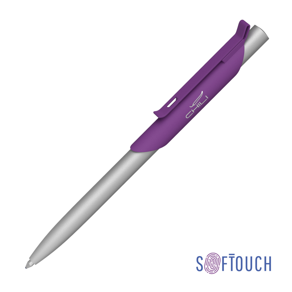 6918-350S&nbsp;129.000&nbsp;Ручка шариковая "Skil", покрытие soft touch фиолетовый с серебристым&nbsp;145081