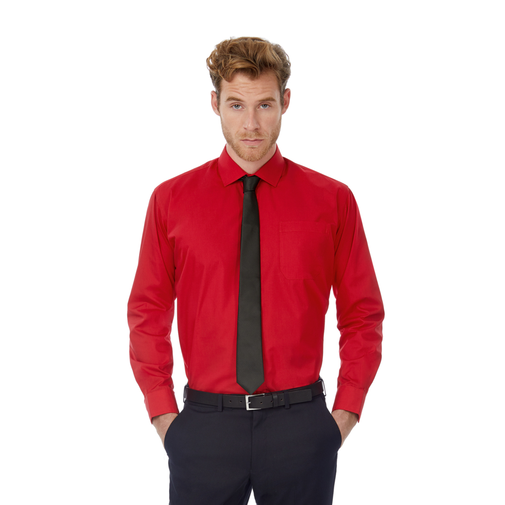 3772-41M&nbsp;929.000&nbsp;Рубашка мужская с длинным рукавом Smart LSL/men темно-красный M&nbsp;143951