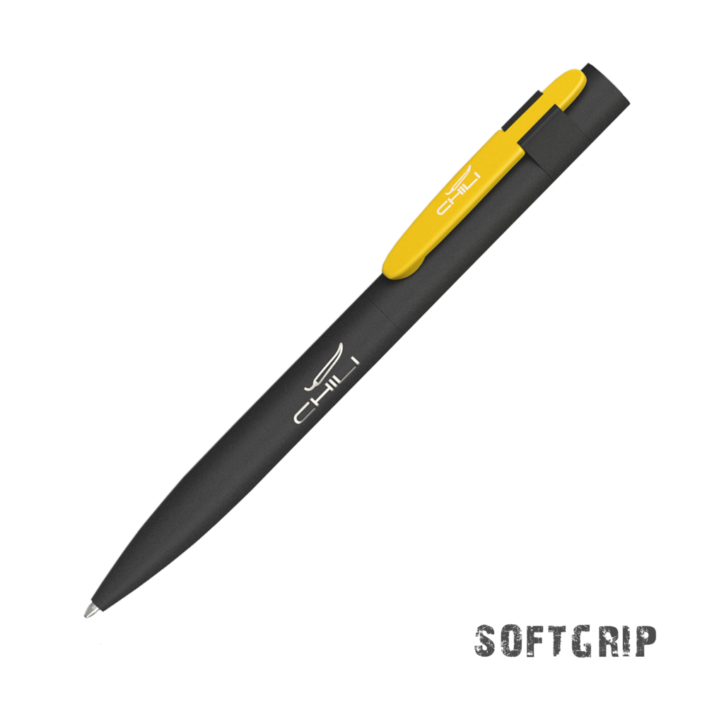 6941-3/8S&nbsp;429.000&nbsp;Ручка шариковая "Lip SOFTGRIP" черный с желтым&nbsp;145176
