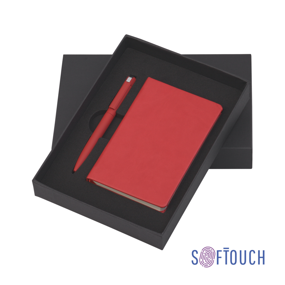6976-4&nbsp;983.000&nbsp;Набор подарочный "Лорен" с блокнотом А6, покрытие soft touch красный&nbsp;145351