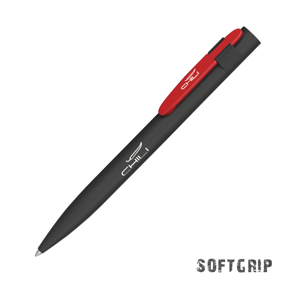 6941-3/4S&nbsp;429.000&nbsp;Ручка шариковая "Lip SOFTGRIP" черный с красным&nbsp;145178