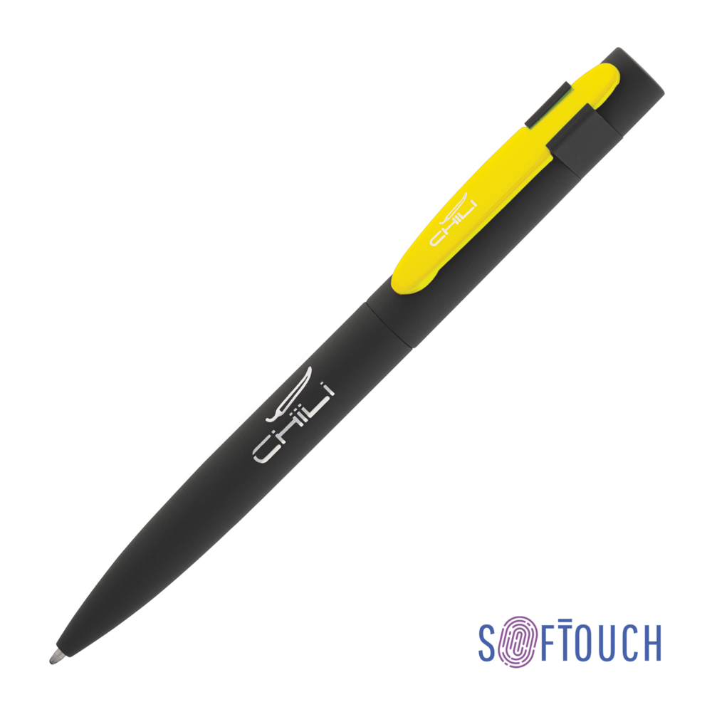 6844-3/8S&nbsp;399.000&nbsp;Ручка шариковая "Lip", покрытие soft touch черный с желтым&nbsp;144480