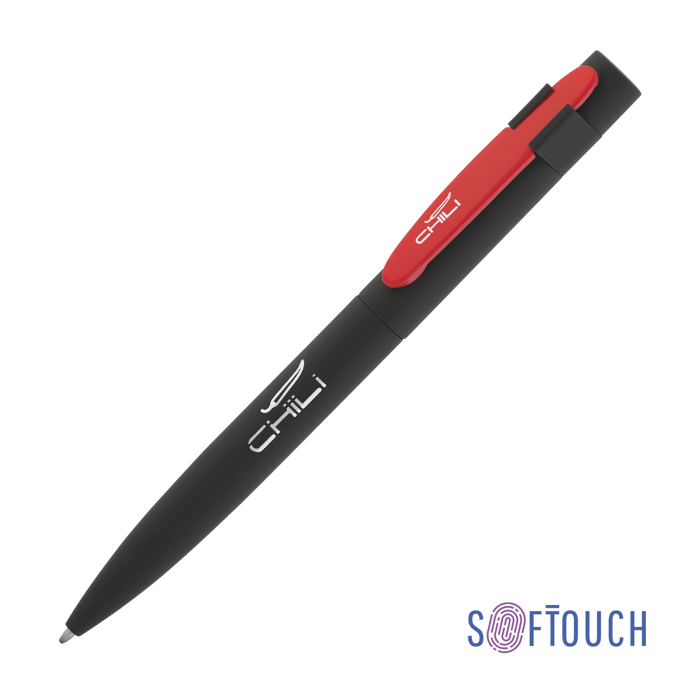 6844-3/4S&nbsp;399.000&nbsp;Ручка шариковая "Lip", покрытие soft touch черный с красным&nbsp;144475