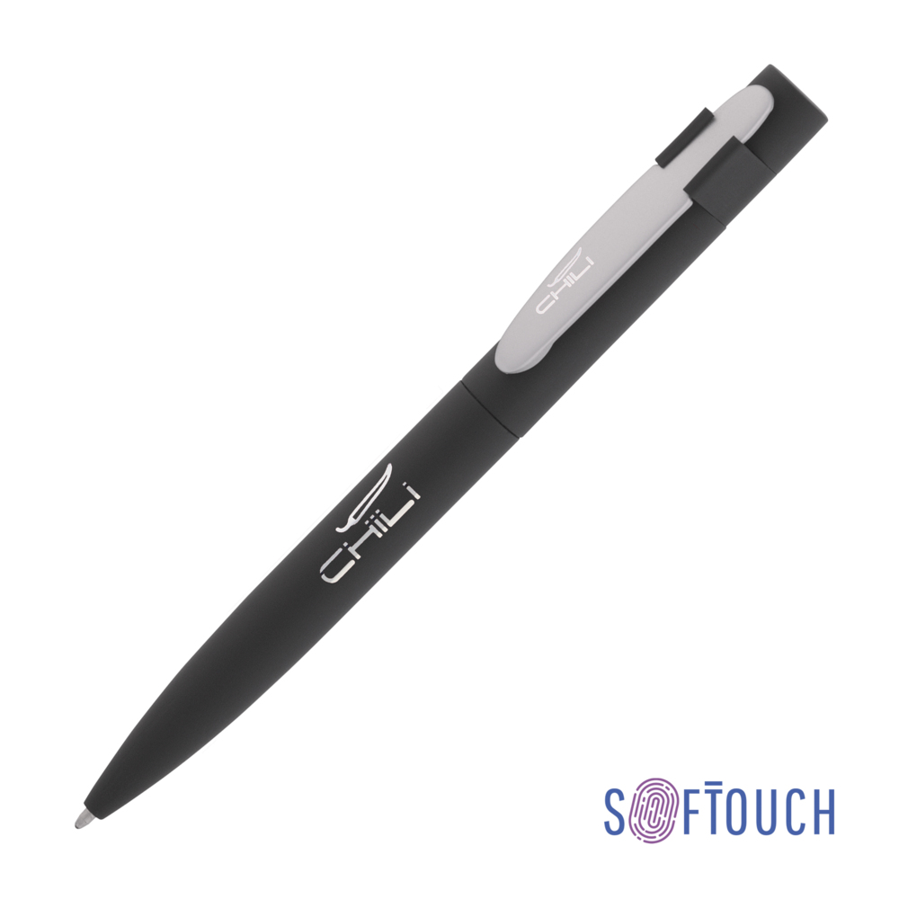 6844-3/SS&nbsp;399.000&nbsp;Ручка шариковая "Lip", покрытие soft touch черный с серебром&nbsp;144479