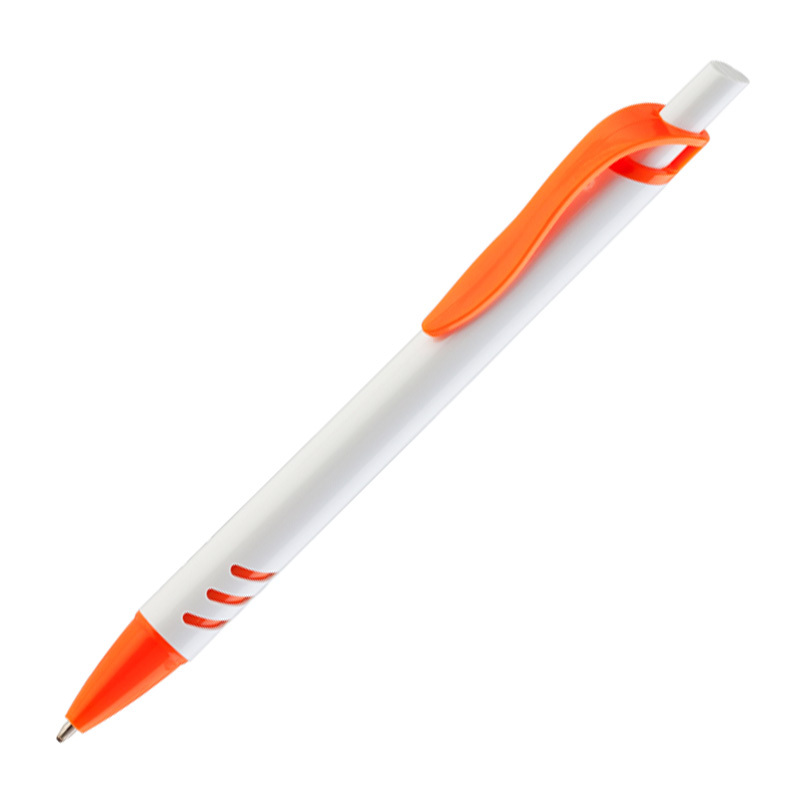 2217-10&nbsp;12.000&nbsp;Ручка шариковая "Boston" белый с оранжевым&nbsp;221002
