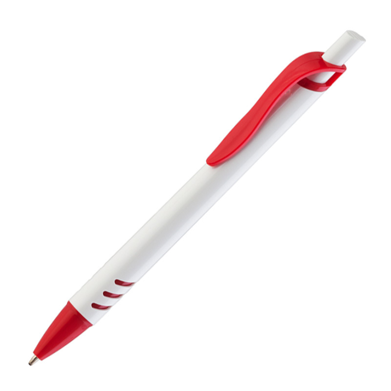 2217-4&nbsp;21.000&nbsp;Ручка шариковая "Boston" белый с красным&nbsp;221000