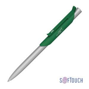 6918-61S&nbsp;129.000&nbsp;Ручка шариковая "Skil", покрытие soft touch темно-зеленый с серебристым&nbsp;145082