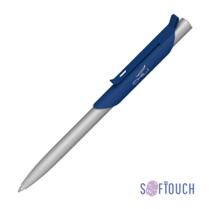 6918-21S&nbsp;129.000&nbsp;Ручка шариковая "Skil", покрытие soft touch темно-синий с серебристым&nbsp;145077