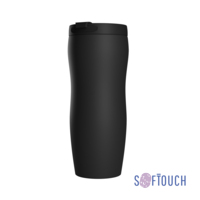 6329-3&nbsp;999&nbsp;Термостакан "Монтана", покрытие soft touch, 0,4 л. черный&nbsp;144581